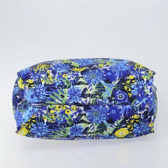 PRADA Tote Bag Nylon Leather Blue Silver Auth 147405 - Picture 7 of 16